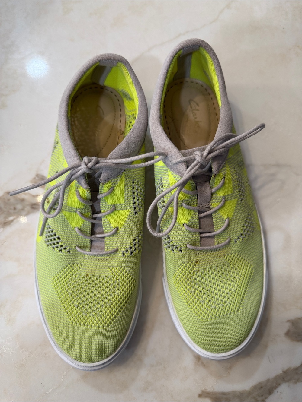 Clark’s Yellow/Gray Neon Sneakers